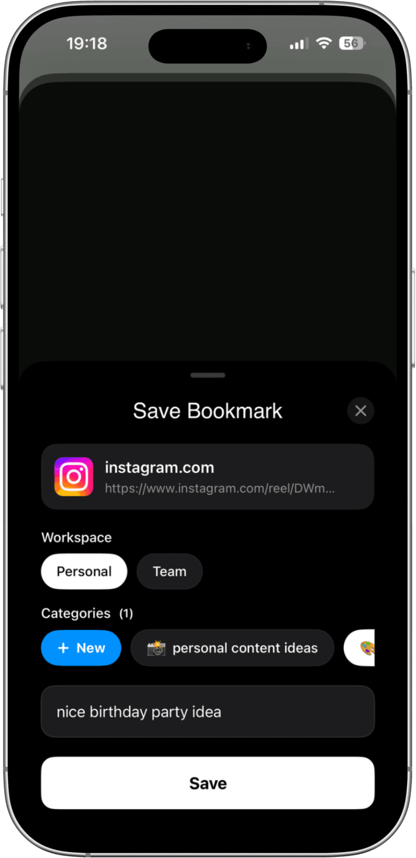 MarkPlease notes — add context to every saved post